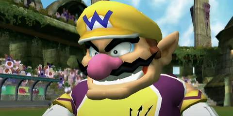 Wario in Super Mario Strikers