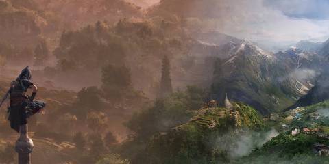 Naoe looking over Japan