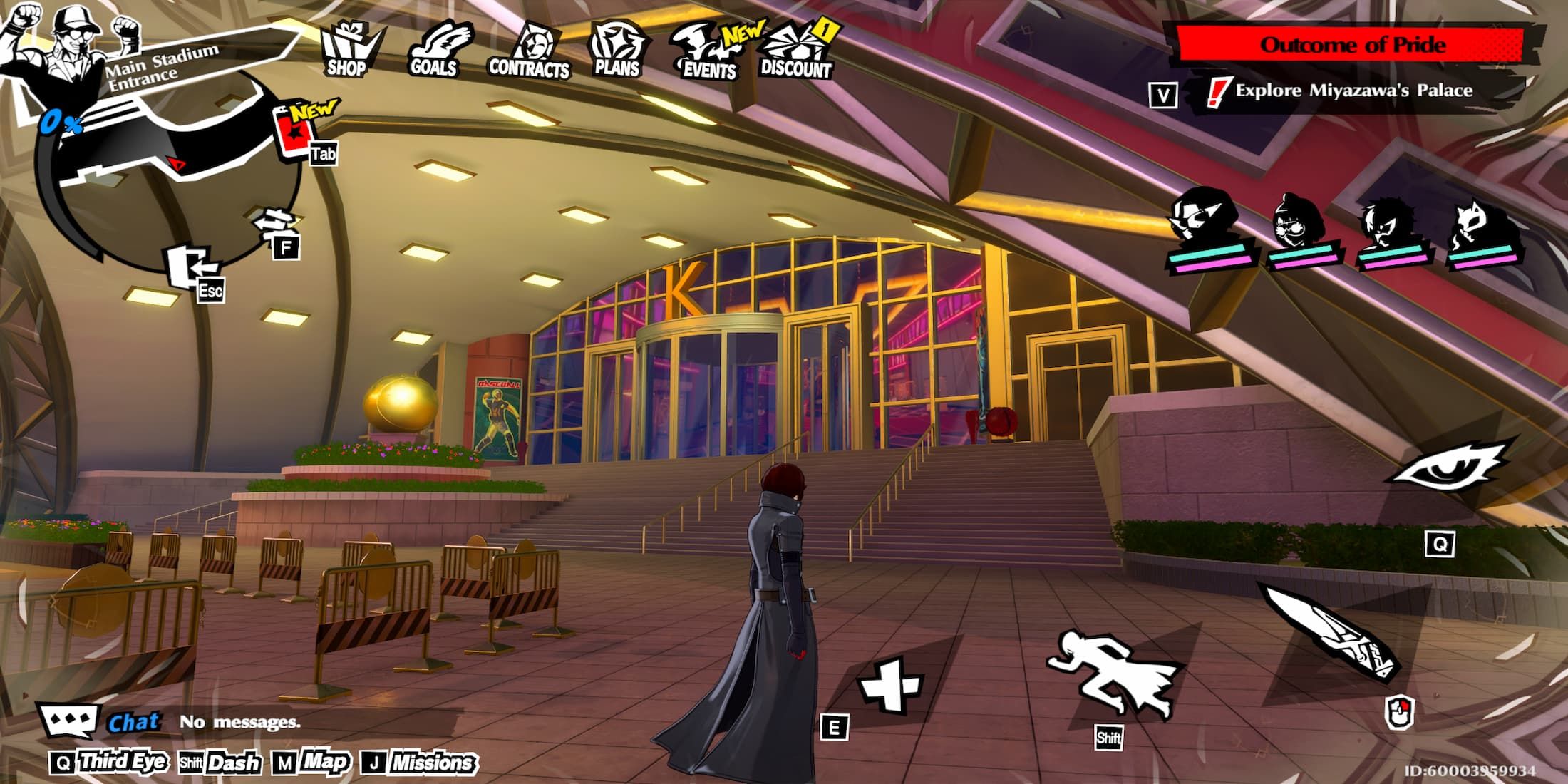 Wonder Standing Outside of Kuichi's Palace