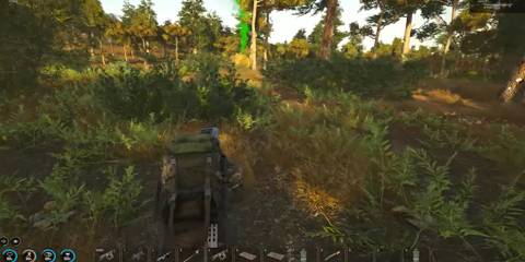 SCUM cargo drop green smoke