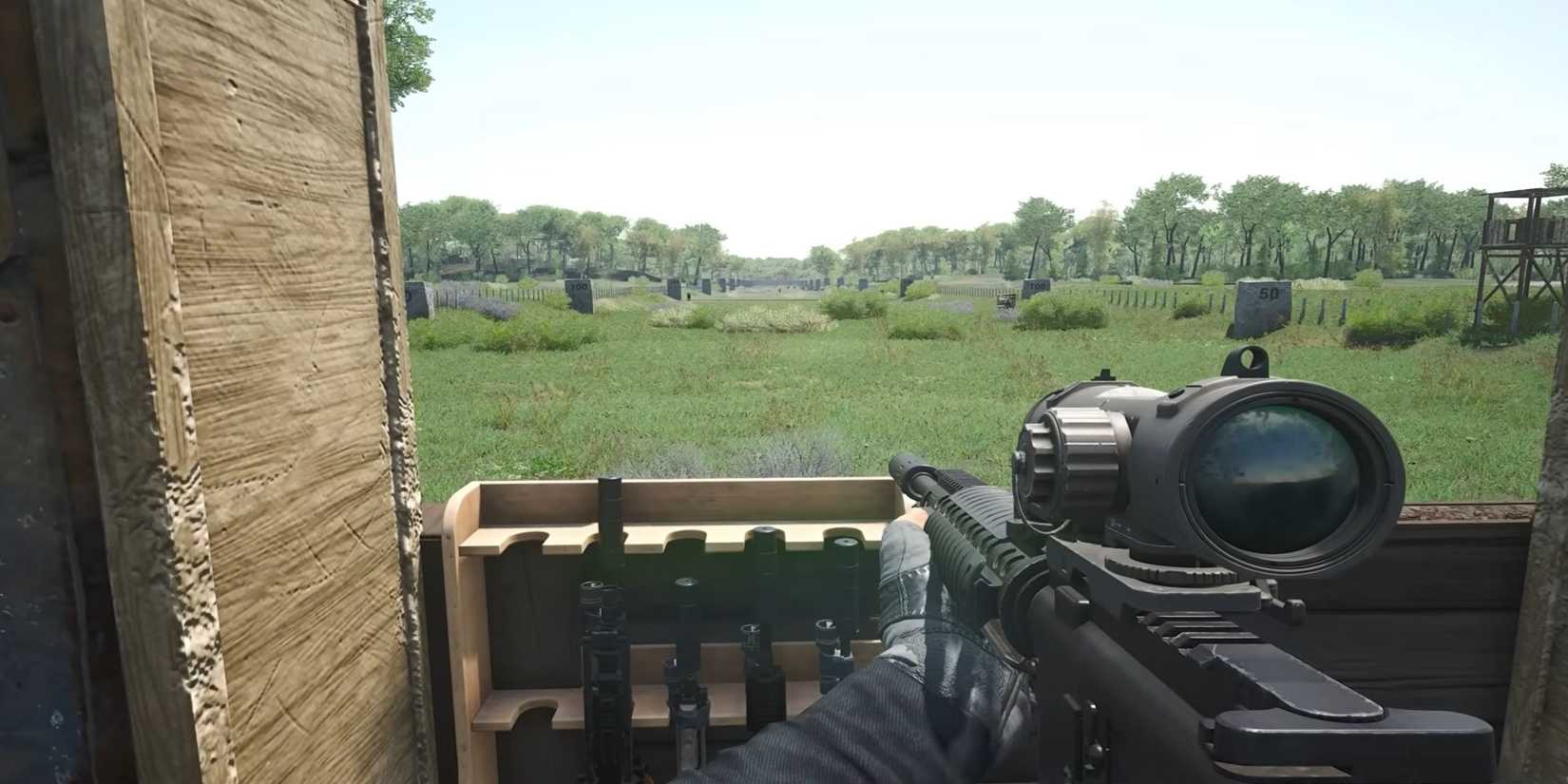 SCUM M16A4 with scope and suppressor