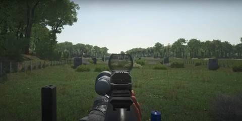 SCUM Sdass shotgun with attachments