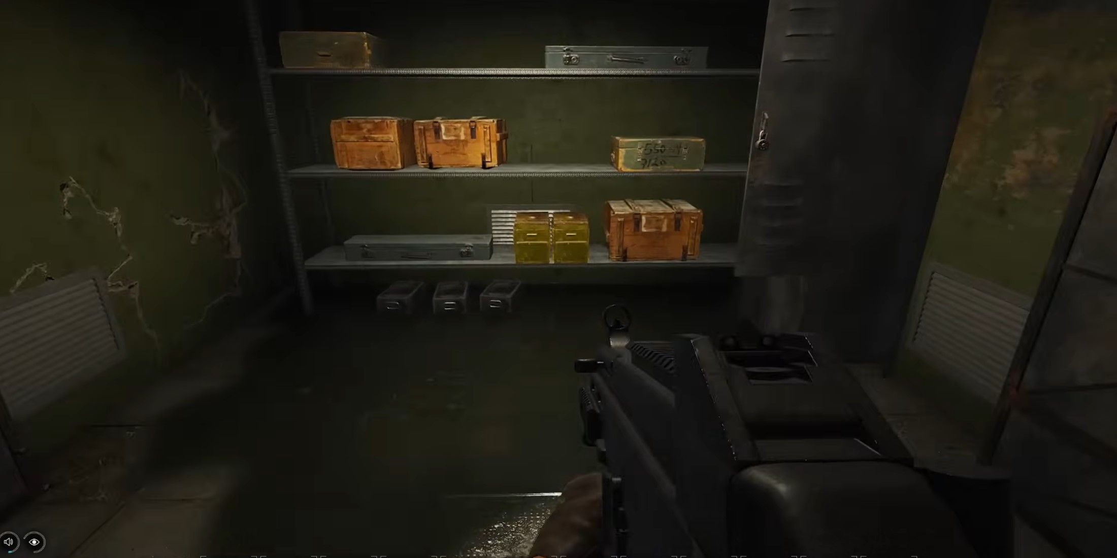Feccia piccola bunker interno