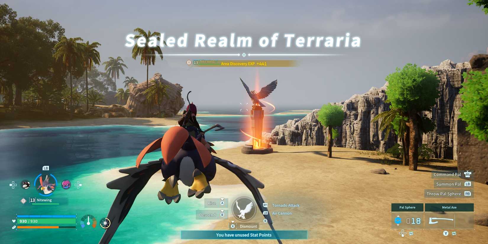 Sealed Realm of Terraria in Palworld