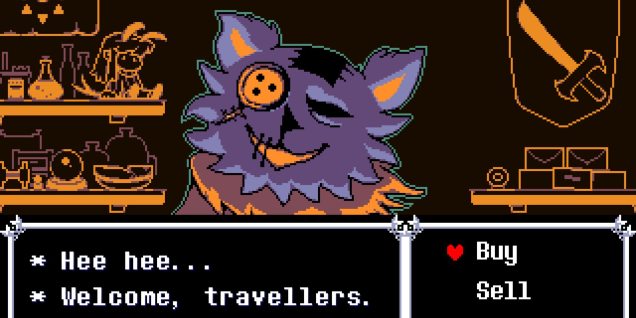 Seam's shop - Deltarune