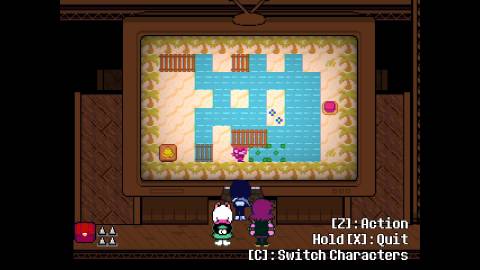 second step deltarune water bridge puzzle