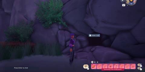 Secret hidden cave in Palia's Adventure On The Horizon quest