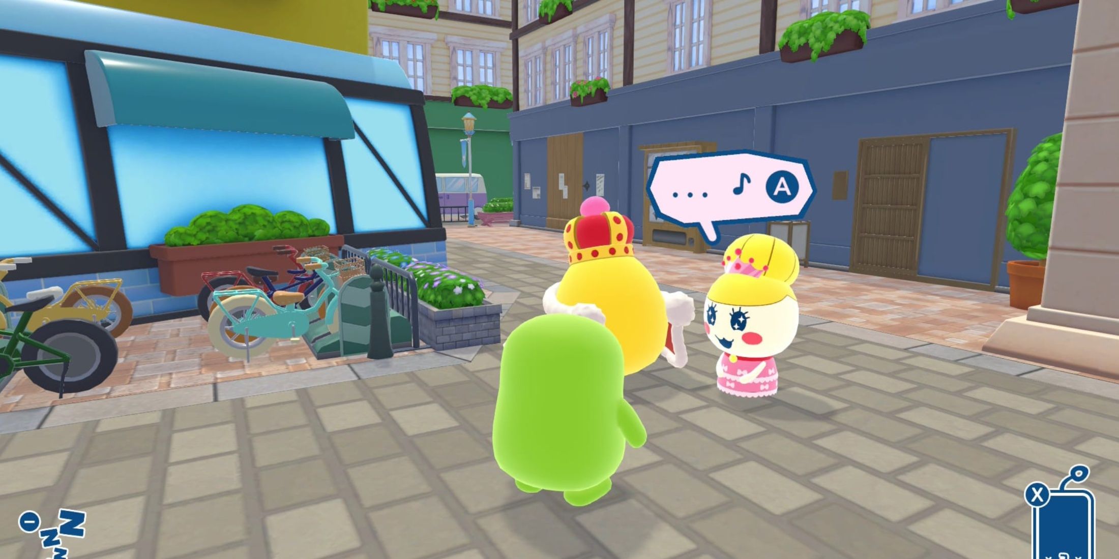 secret shop cutscene tamagotchi plaza