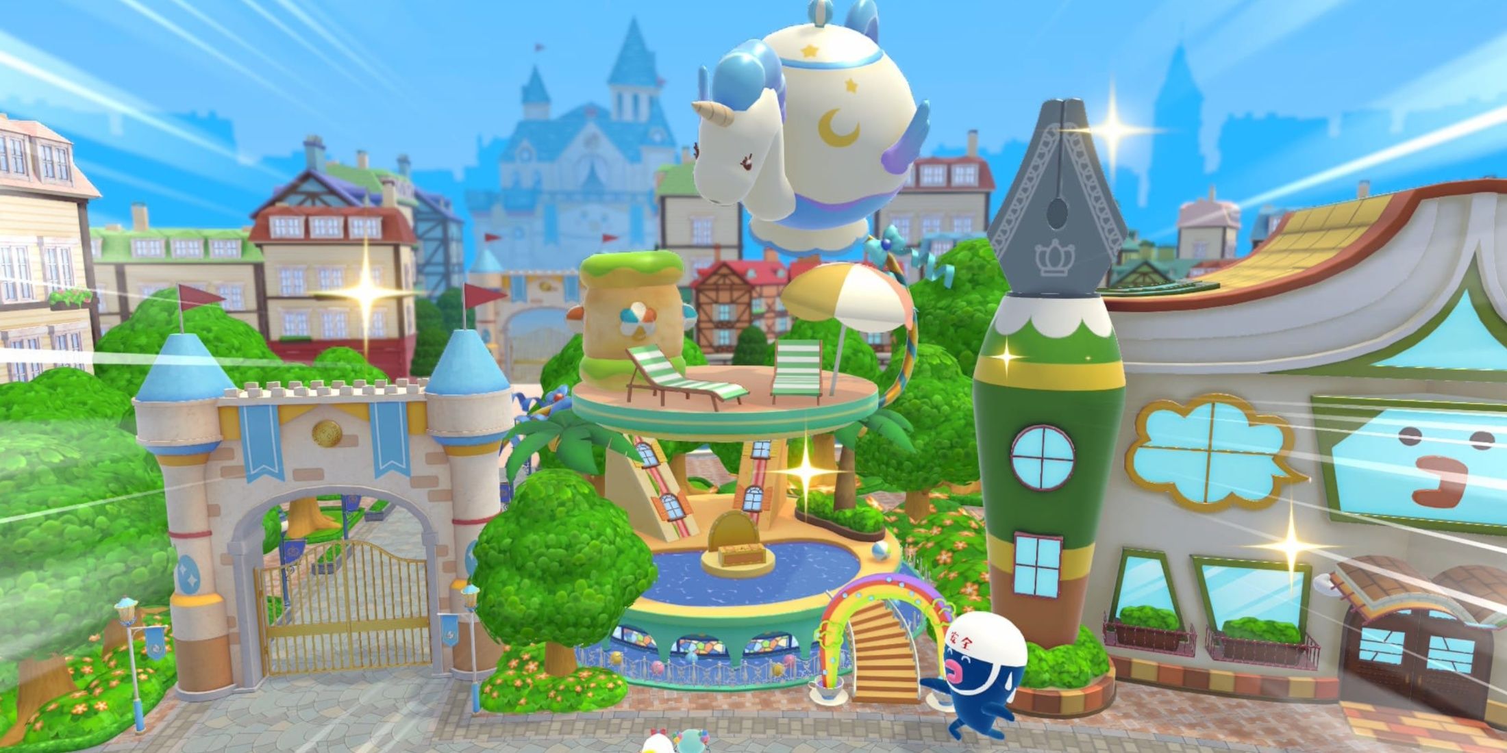 All Shops, Secret Shops, and Minigames in Tamagotchi Plaza