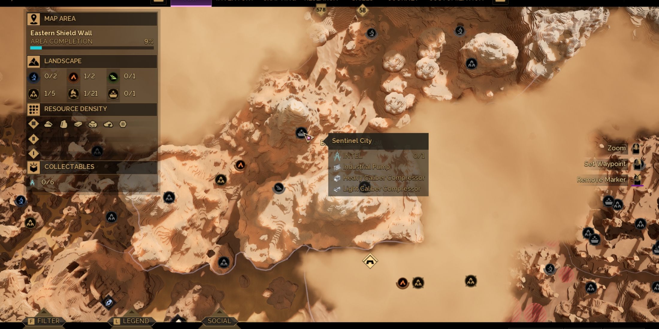 Sentinel City in Dune Awakening