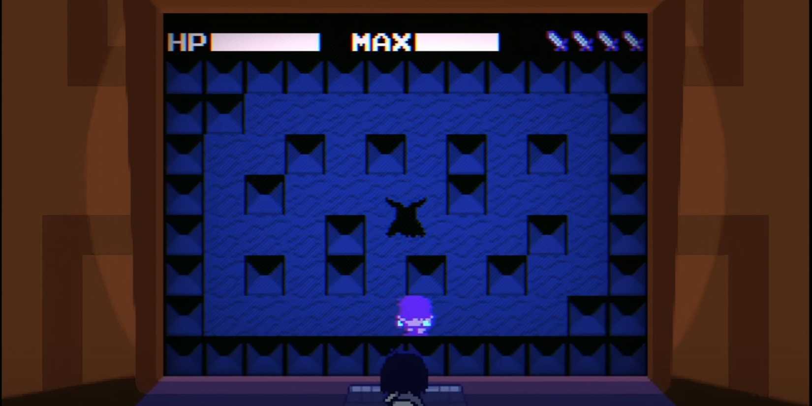 Shadow Mantle Boss in Deltarune