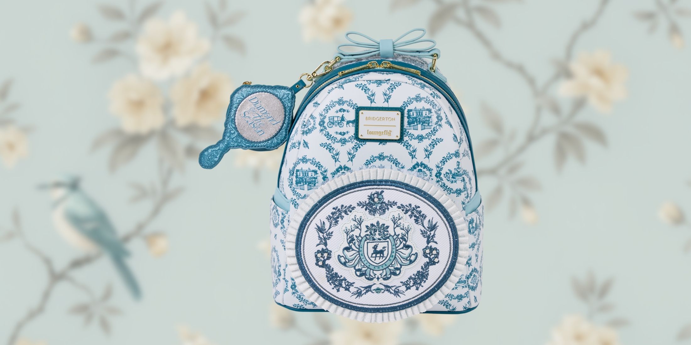 Loungefly x Imagen de la bolsa Bridgerton. 