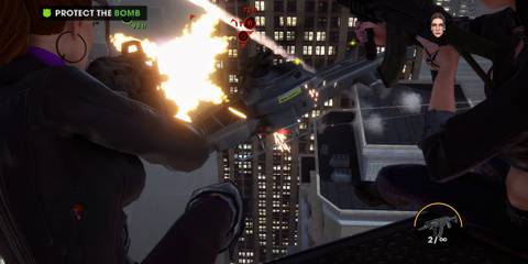 Shooting enemies in Saints Row The Third