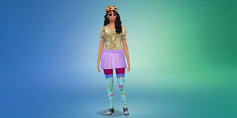The Sims 4 randomized style influencer career outfit 