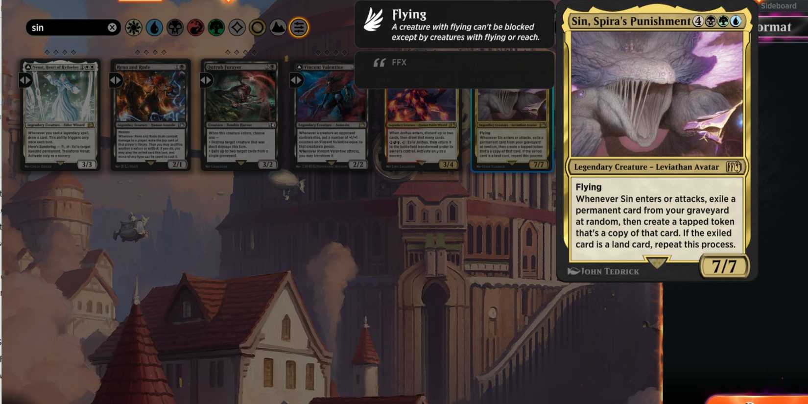 sin magic the gathering