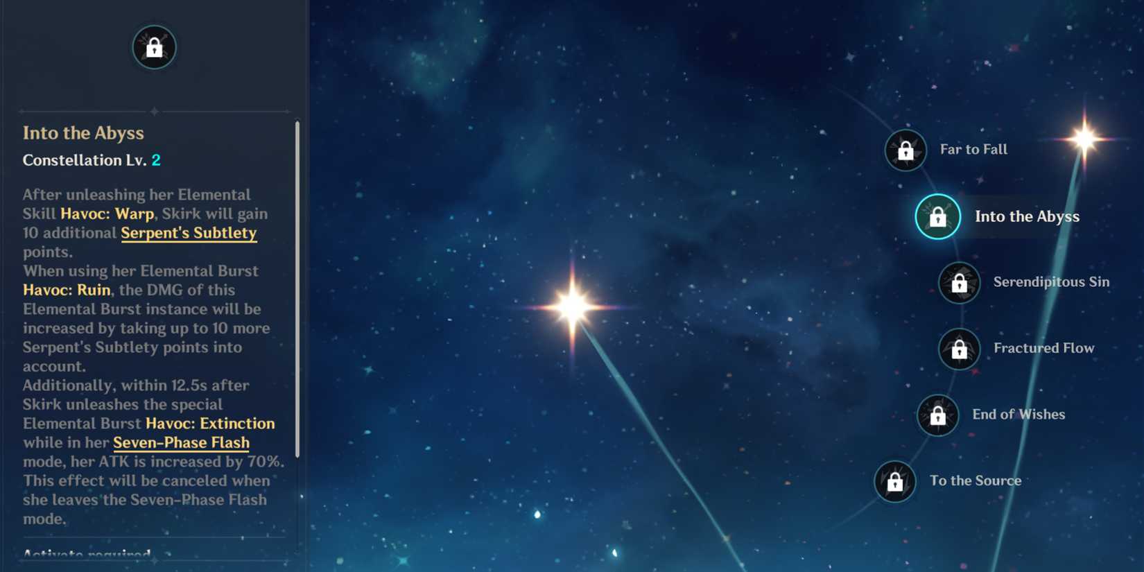 skirk constellation c2 in genshin impact