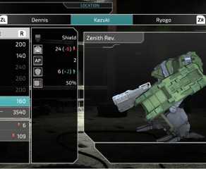 SN-100G shield in Front Mission 3 Remake