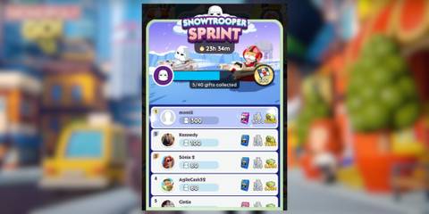 snowtrooper sprint monopoly go