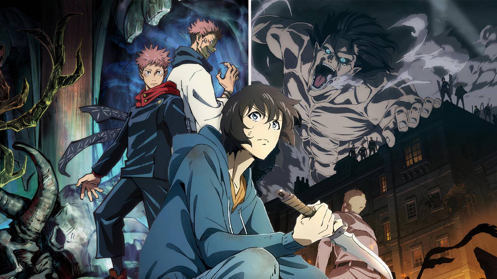 solo leveling crunchyroll best anime of the year winner jujutsu kaisen attack on titan