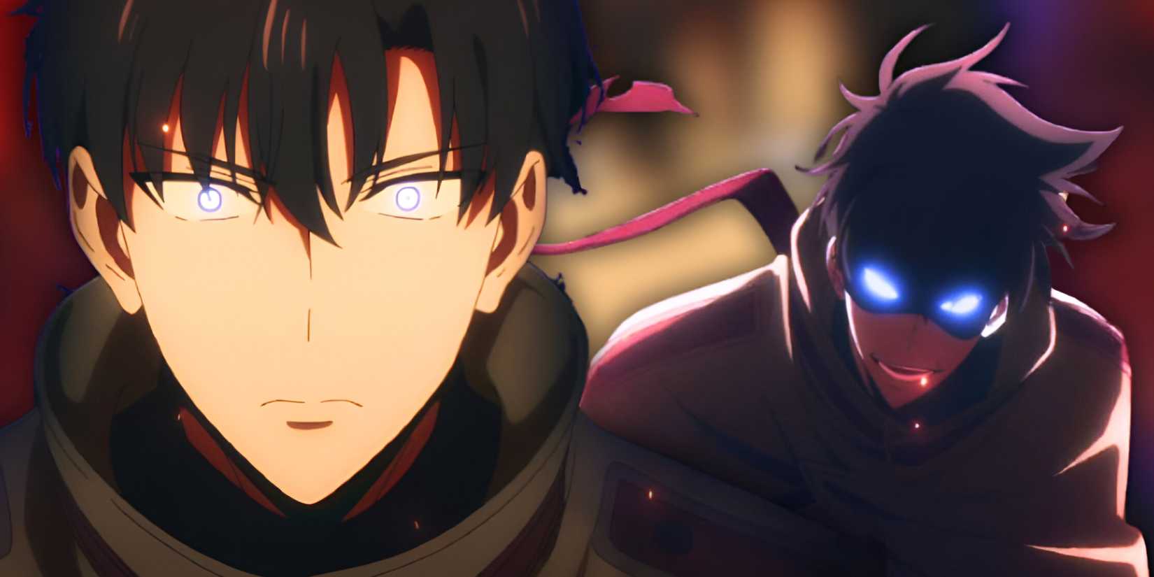 Solo leveling jin woo glowing eyes