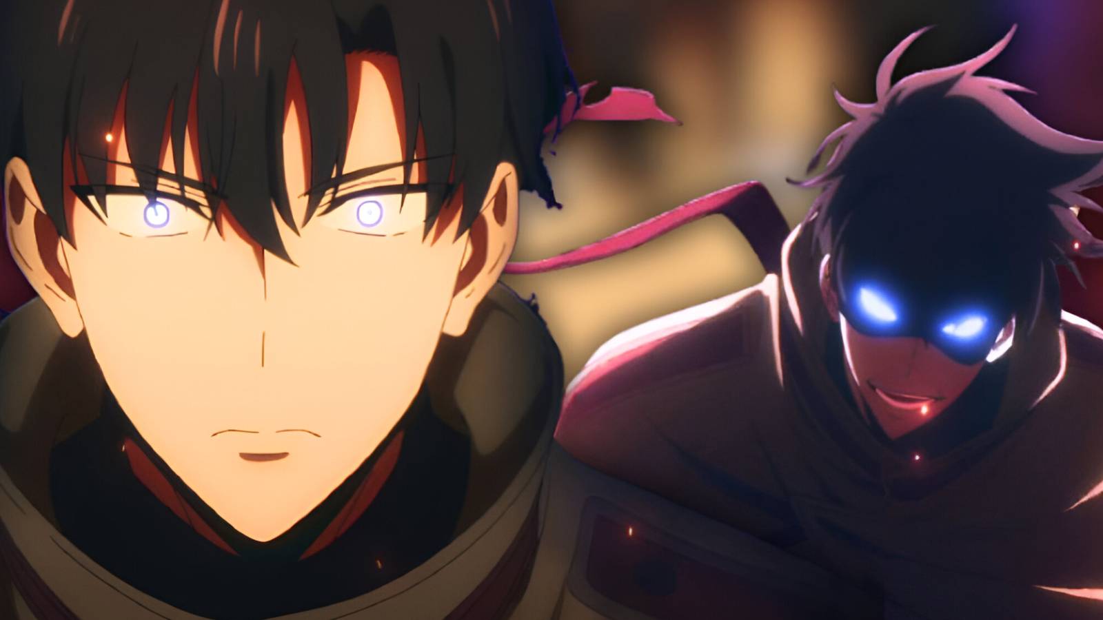 Solo leveling jin woo glowing eyes