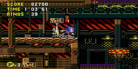 Sonic in Sonic CD