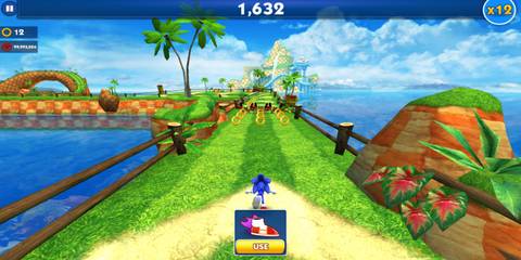 Sonic in Sonic Dash