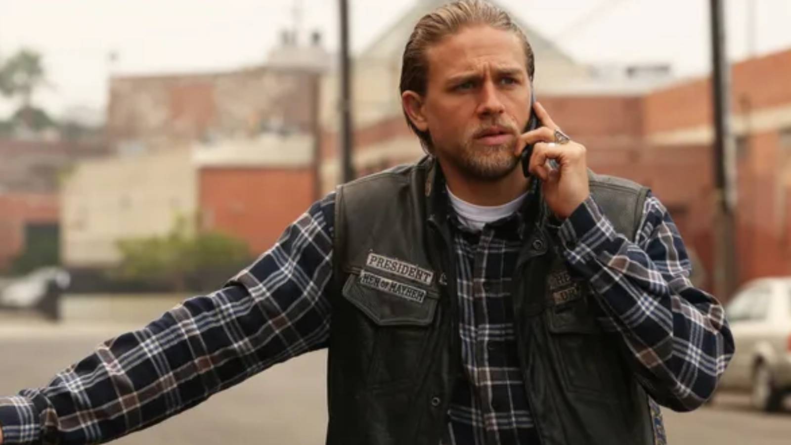 Charlie Hunnam as Jax Teller on Sons Of Anarchy