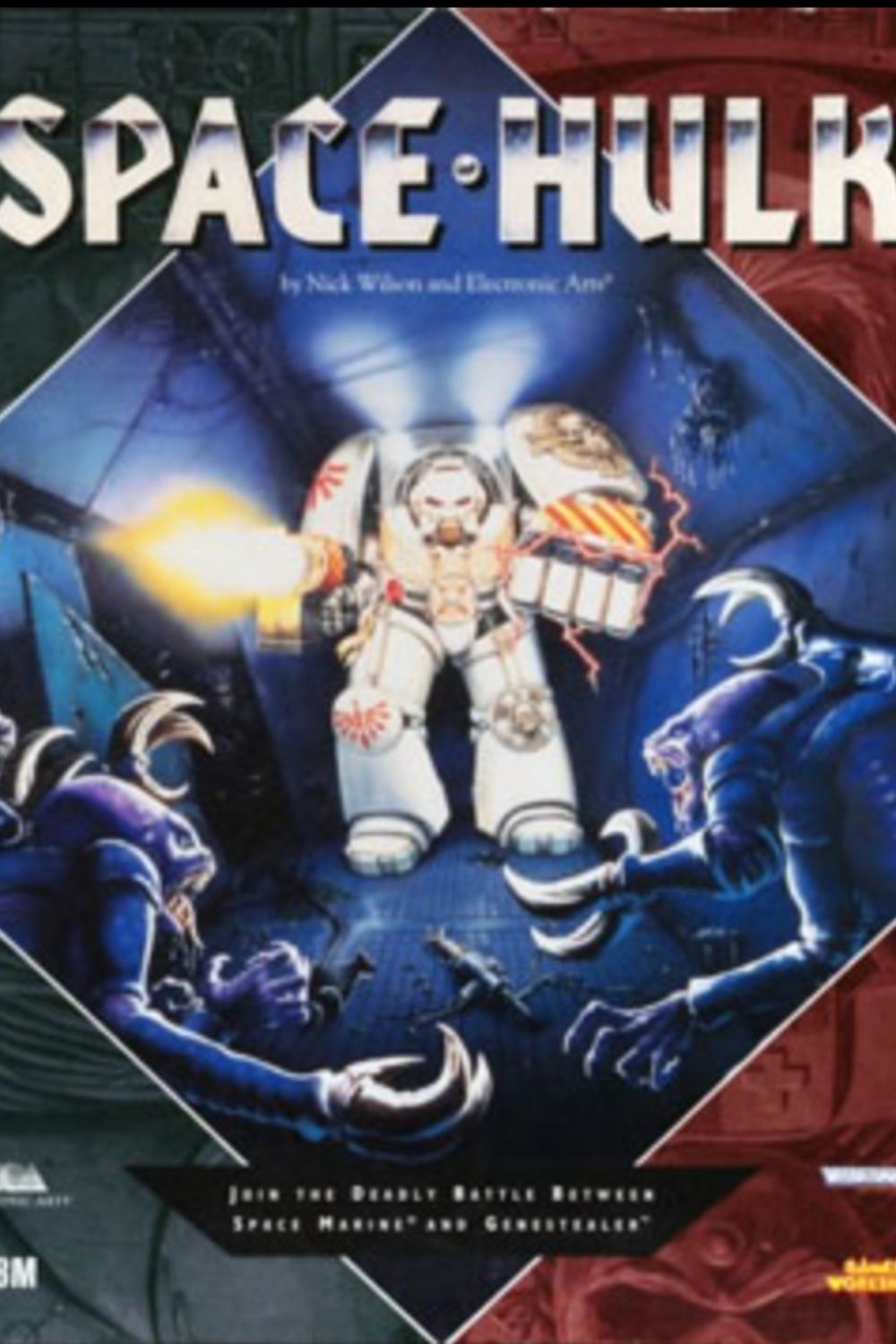 Space Hulk video game cover art tag