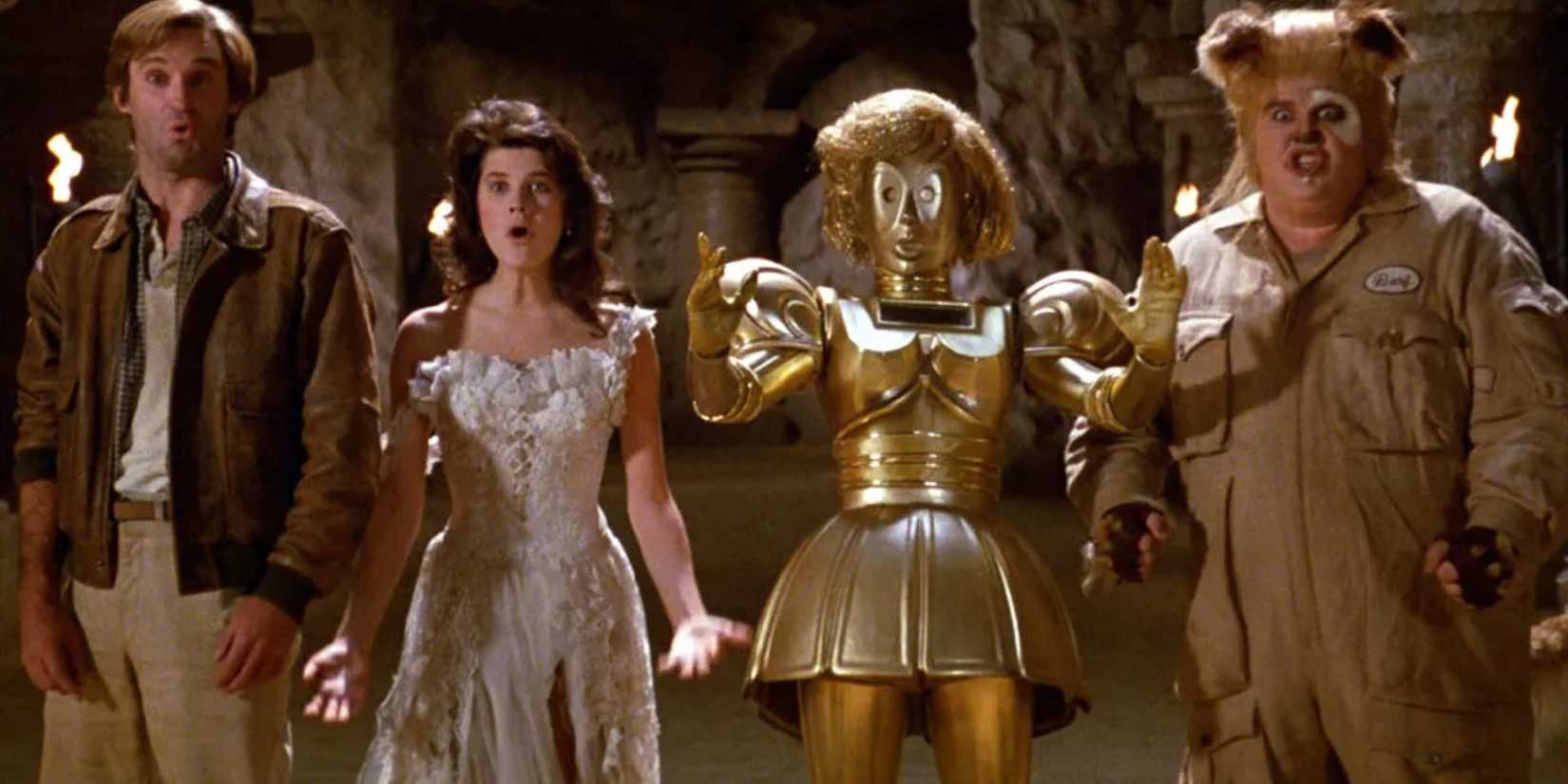 The cast of Spaceballs