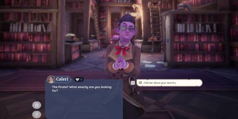 Speaking to Caleri in Palia The True Treasure quest in Palia