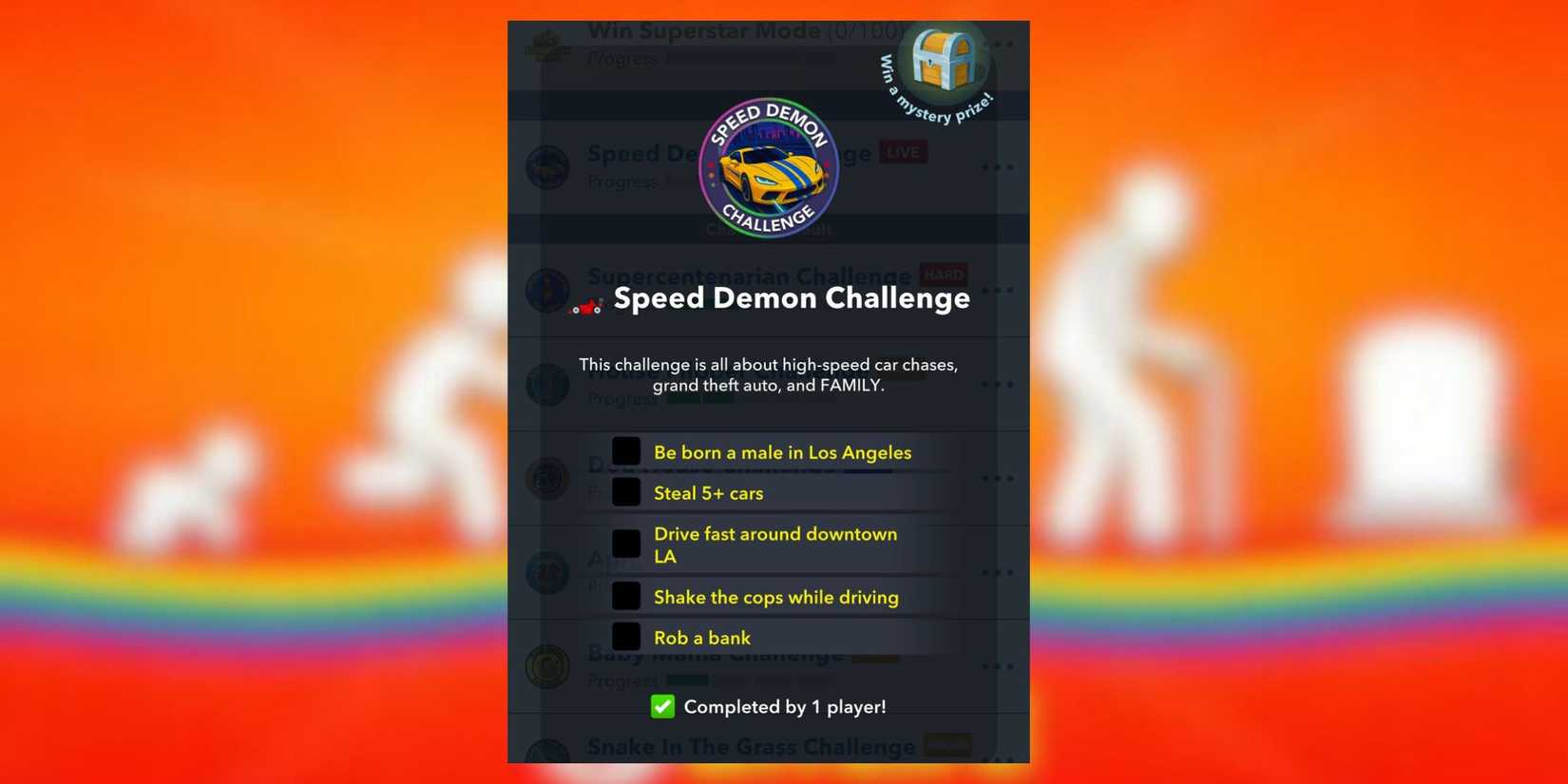 speed demon bitlife