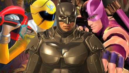 Split image of Power Rangers Battle For The Grid, Injustice 2, and Ultimate Marvel Vs. Capcom 3