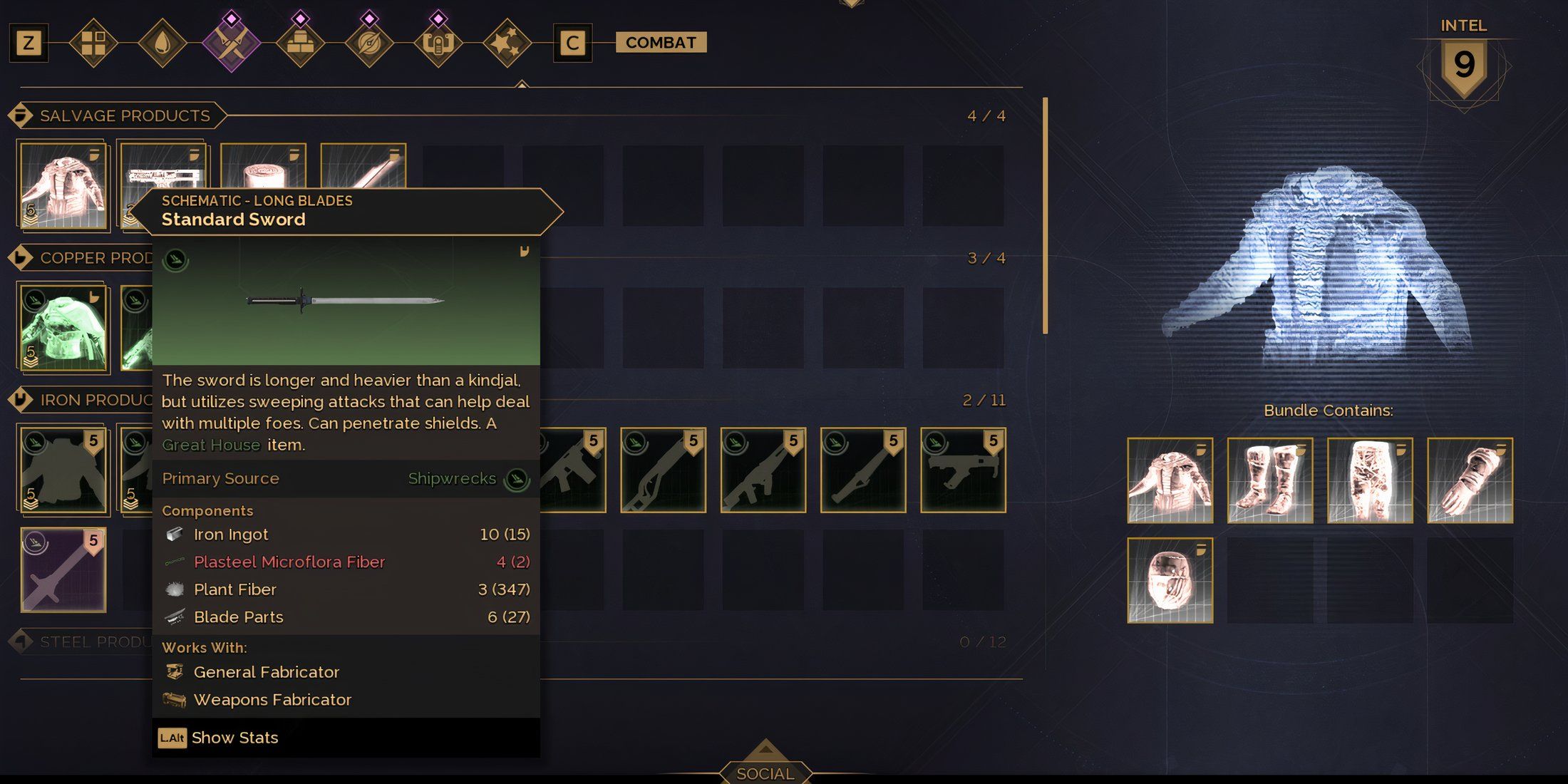 Awakening Standard Sword tian