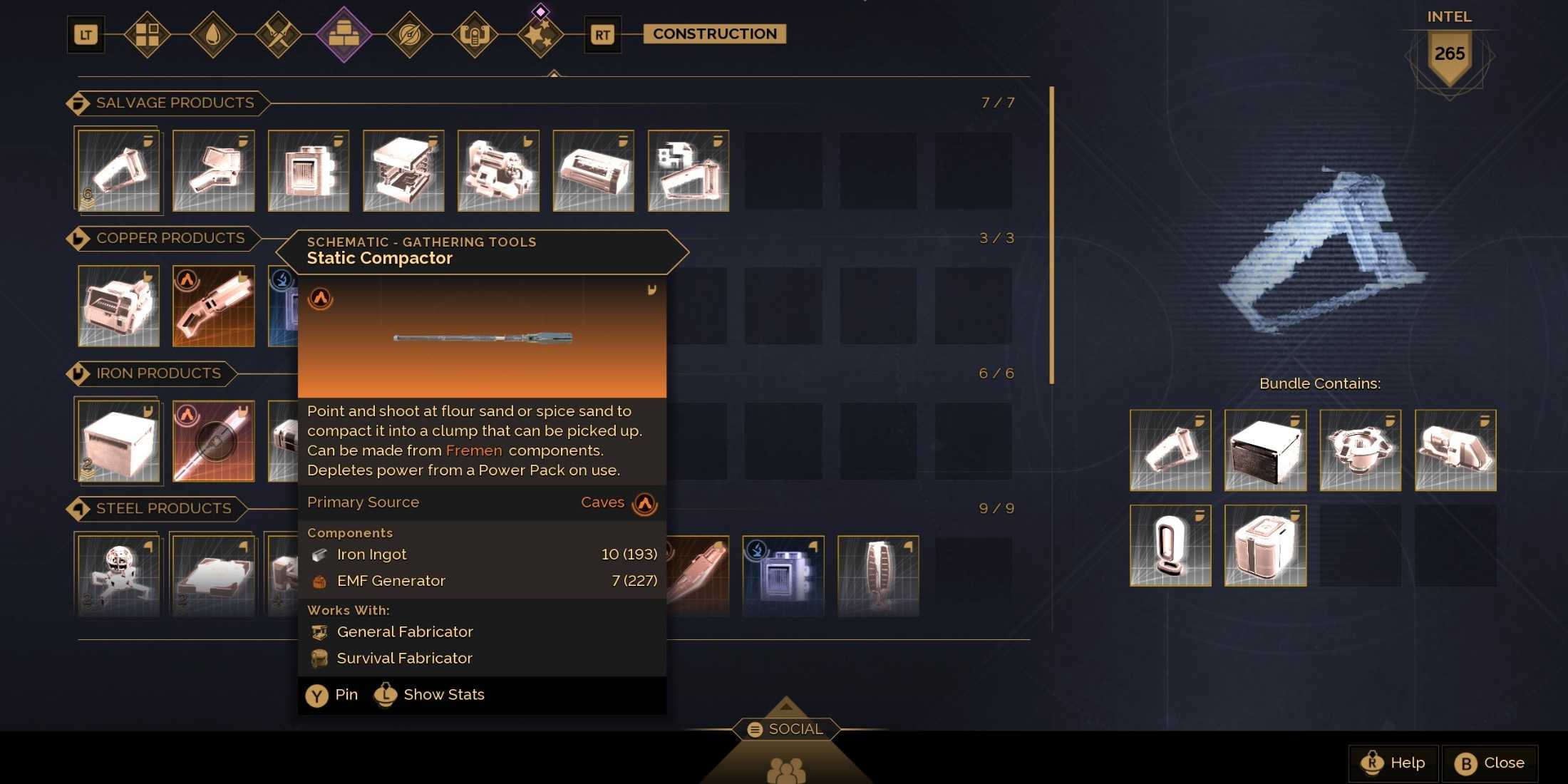 Compactor Crafting How to Craft & Use Compactors in Dune Awakening