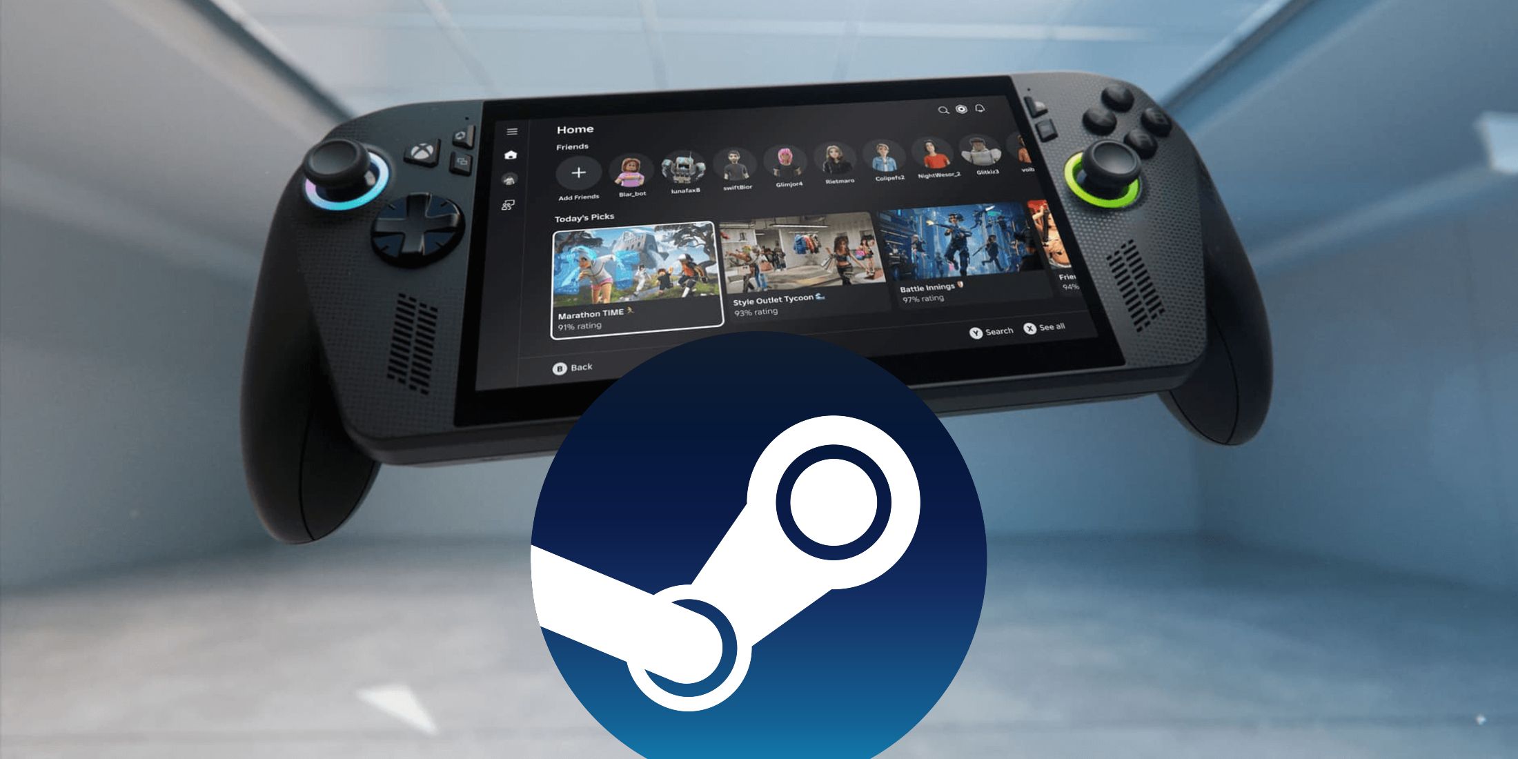 steam xbox ally