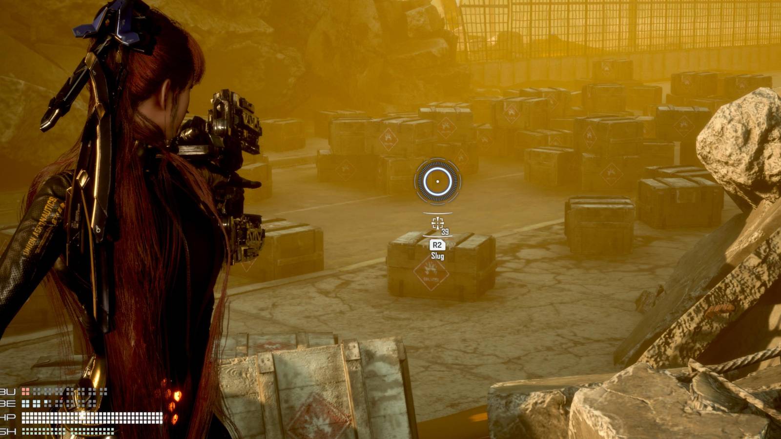 Stellar Blade - clearing the explosives in the Great Desert-1