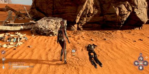 Stellar Blade collect the turret's parts 