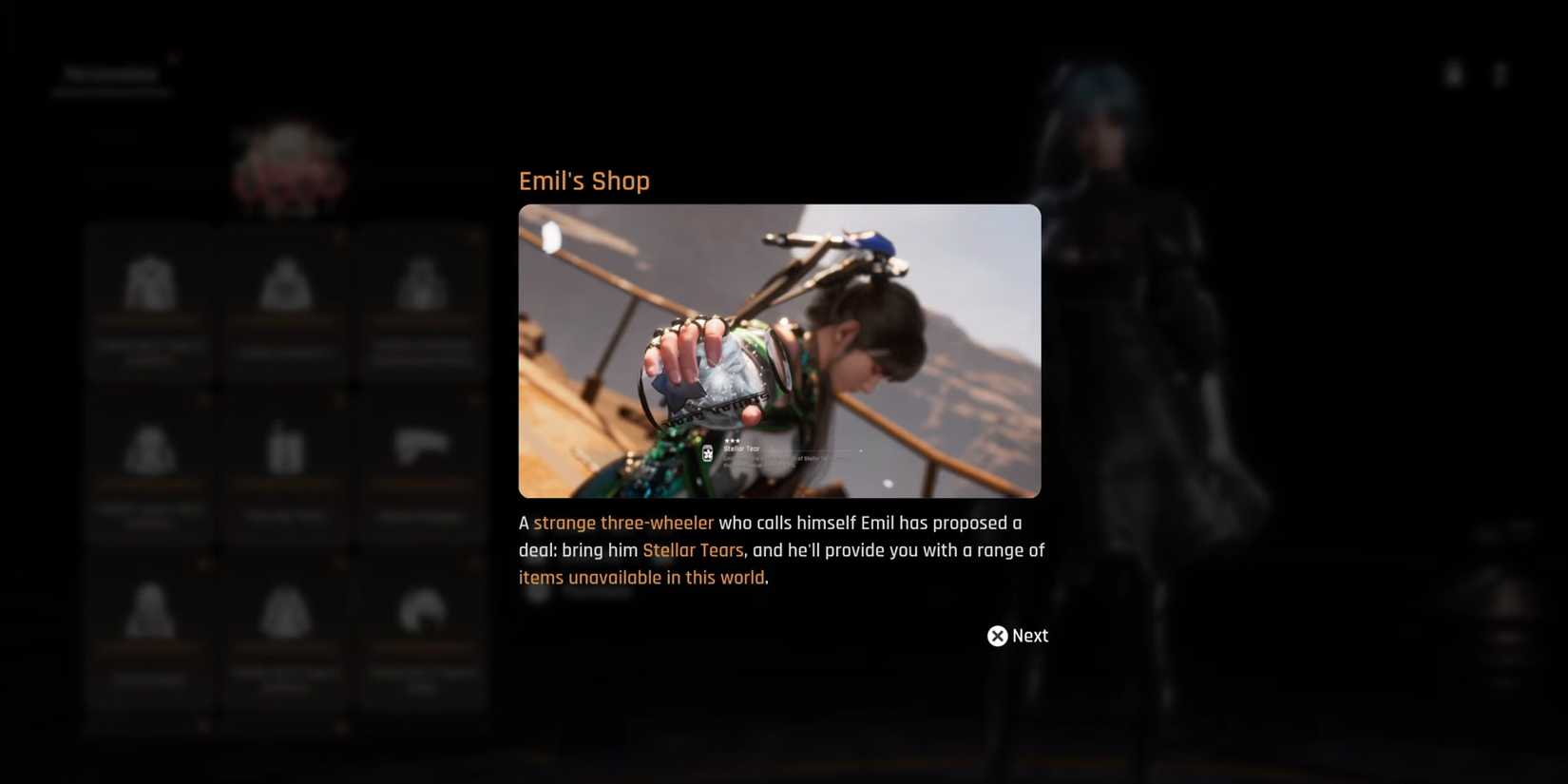 stellar-blade-emile-store-explainer