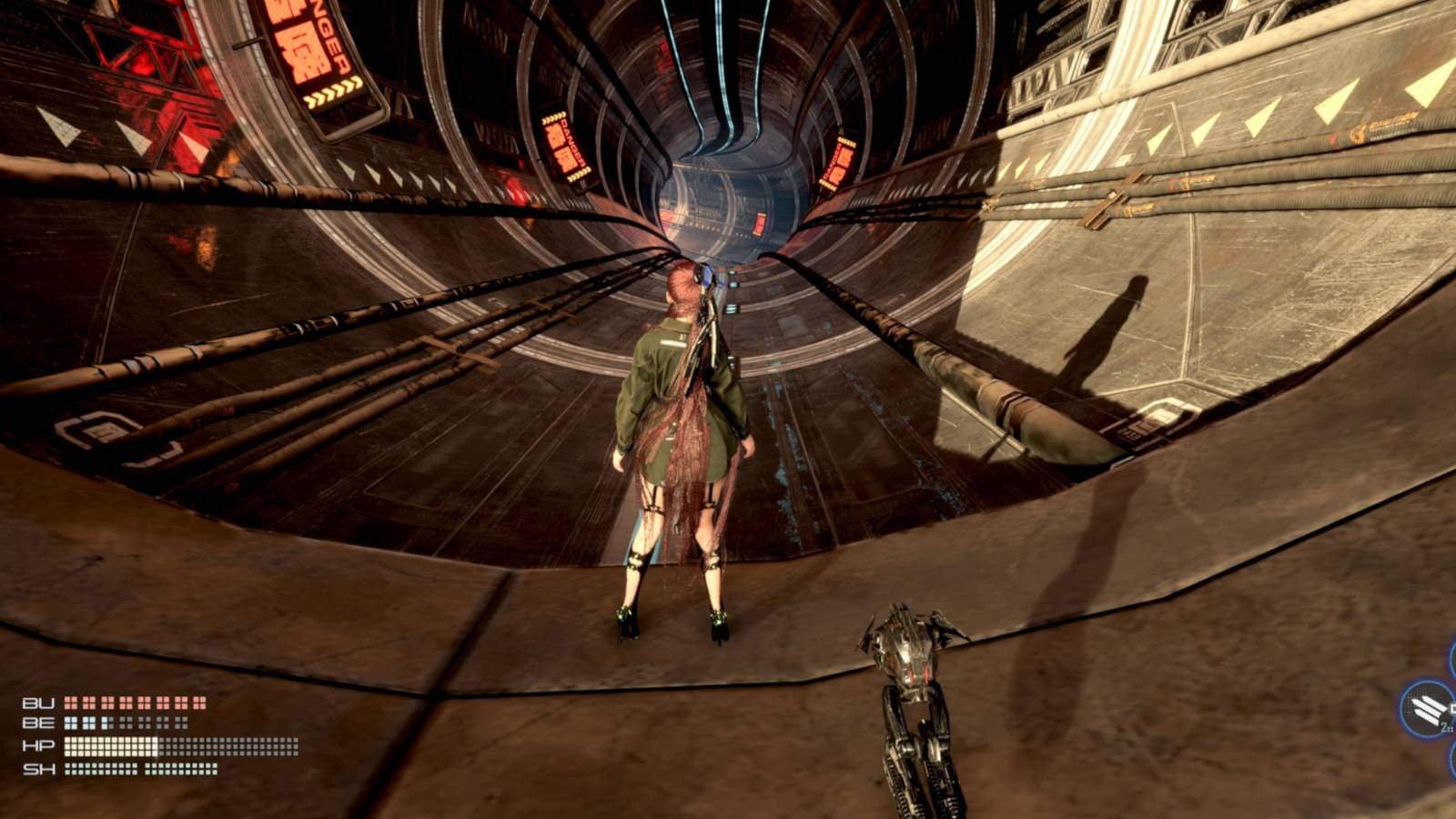 Stellar Blade - EVE about to slide down the Hypertube 