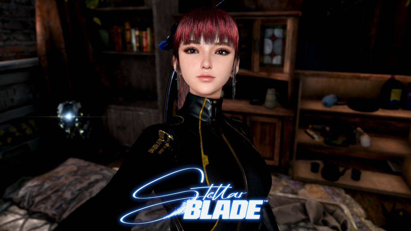 Stellar Blade EVE near the medicine location at the settlement