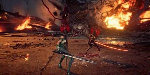 Stellar Blade intro melee fight