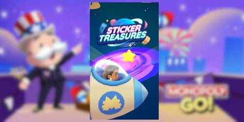 sticker treasures monopoly go 