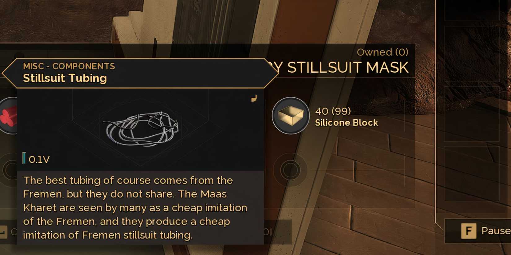 stillsuit tubing dune awakening