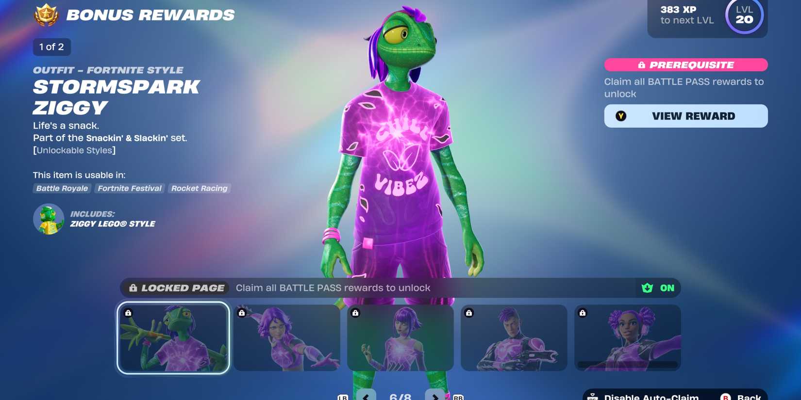 Stormspark Super Styles in Fortnite