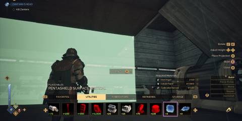 Stretching a Pentashield before Installing in Dune Awakening