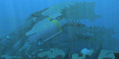 Subnautica Grassy Plateau Wreck