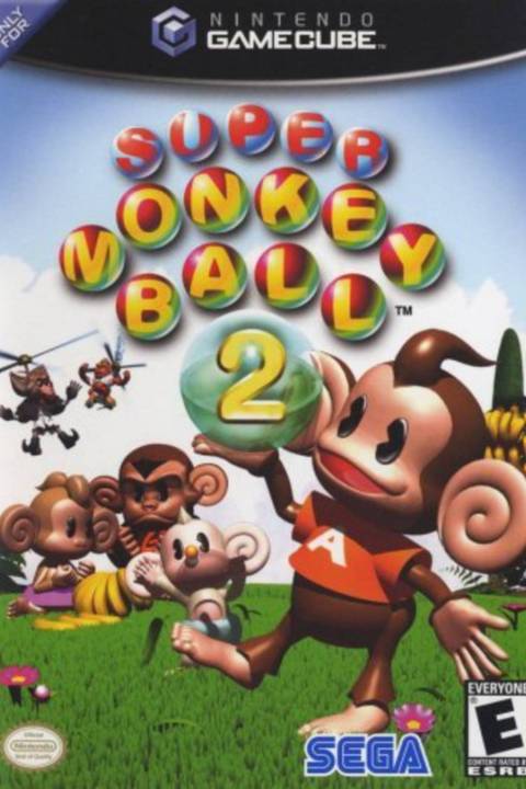 Super Monkey Ball 2 video game cover art tag