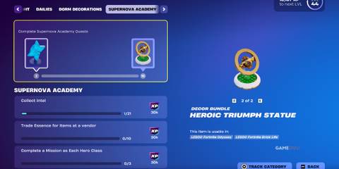 Supernova Academy Quests In LEGO Fortnite Expeditions