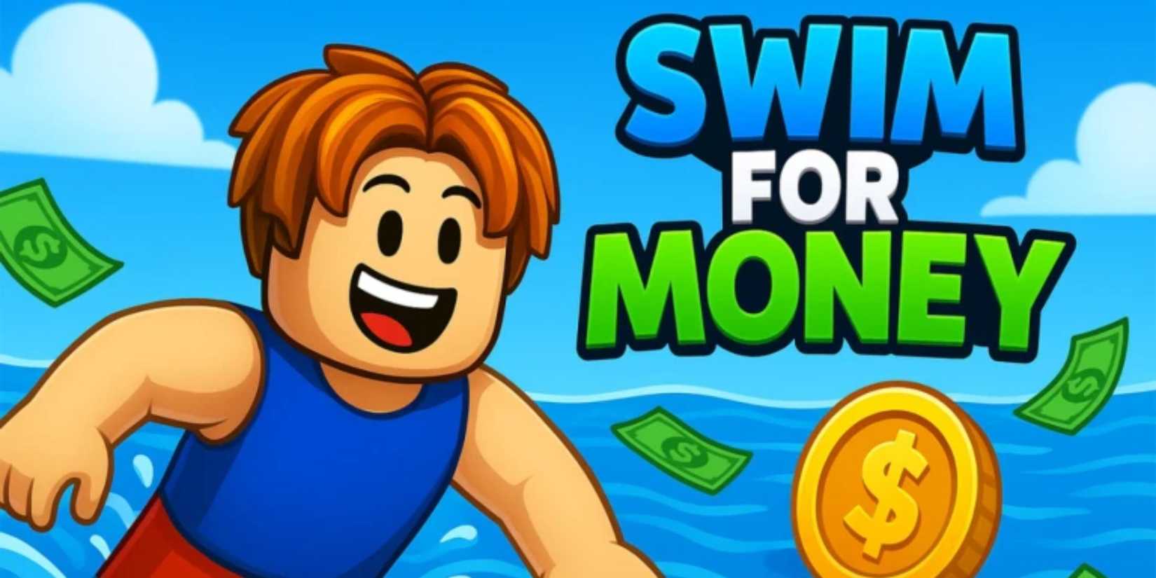 Swim for Money character